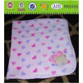 Baby Security Blanket Lovey Girls Pink Purple Hearts Teddy Bear SOFT